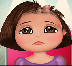 Dora Saç Bakımı Yaptırıyor