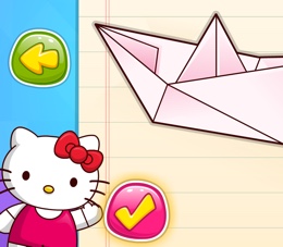 Hello Kitty Origami Yapıyor