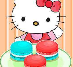 Hello Kitty Macaron Yapıyor